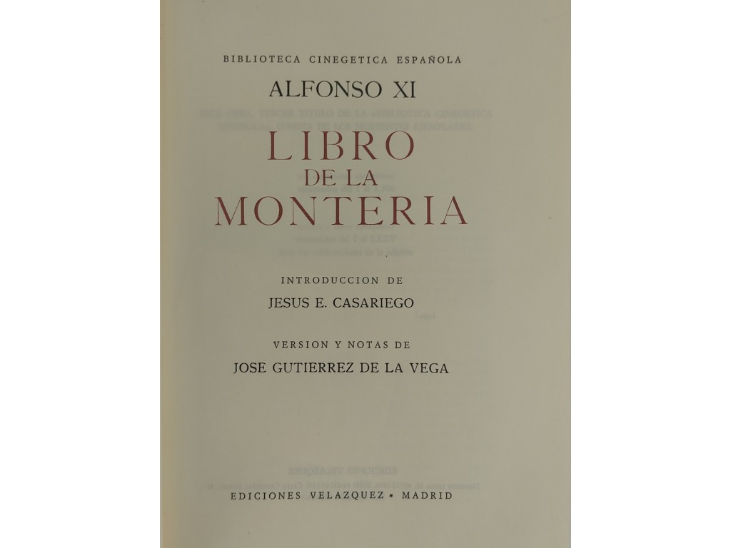 Libro de montería