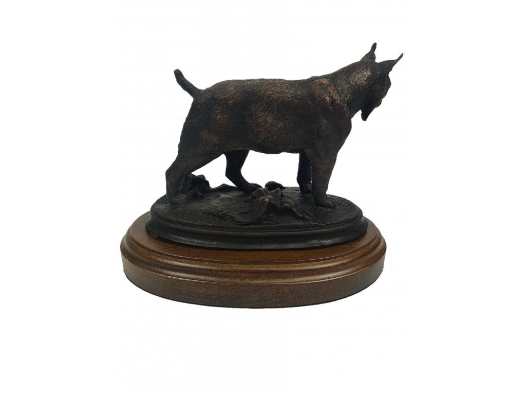 Bronce de Lince en Serbal de los Cazadores