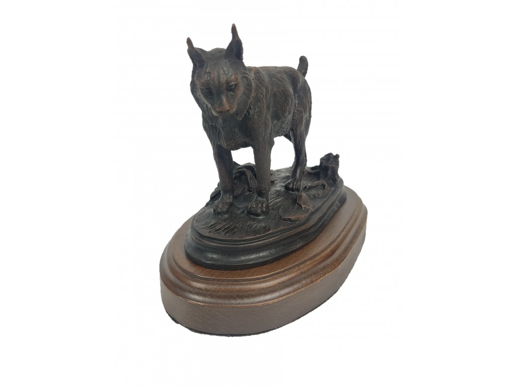 Bronce de Lince en Serbal de los Cazadores