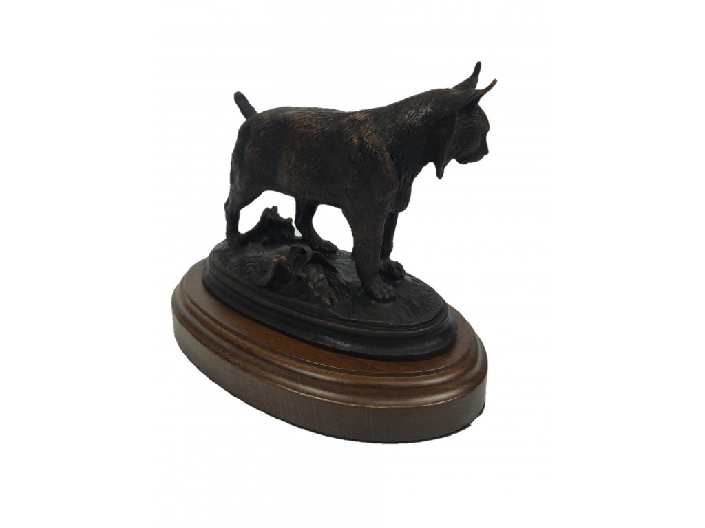 Bronce de Lince en Serbal de los Cazadores