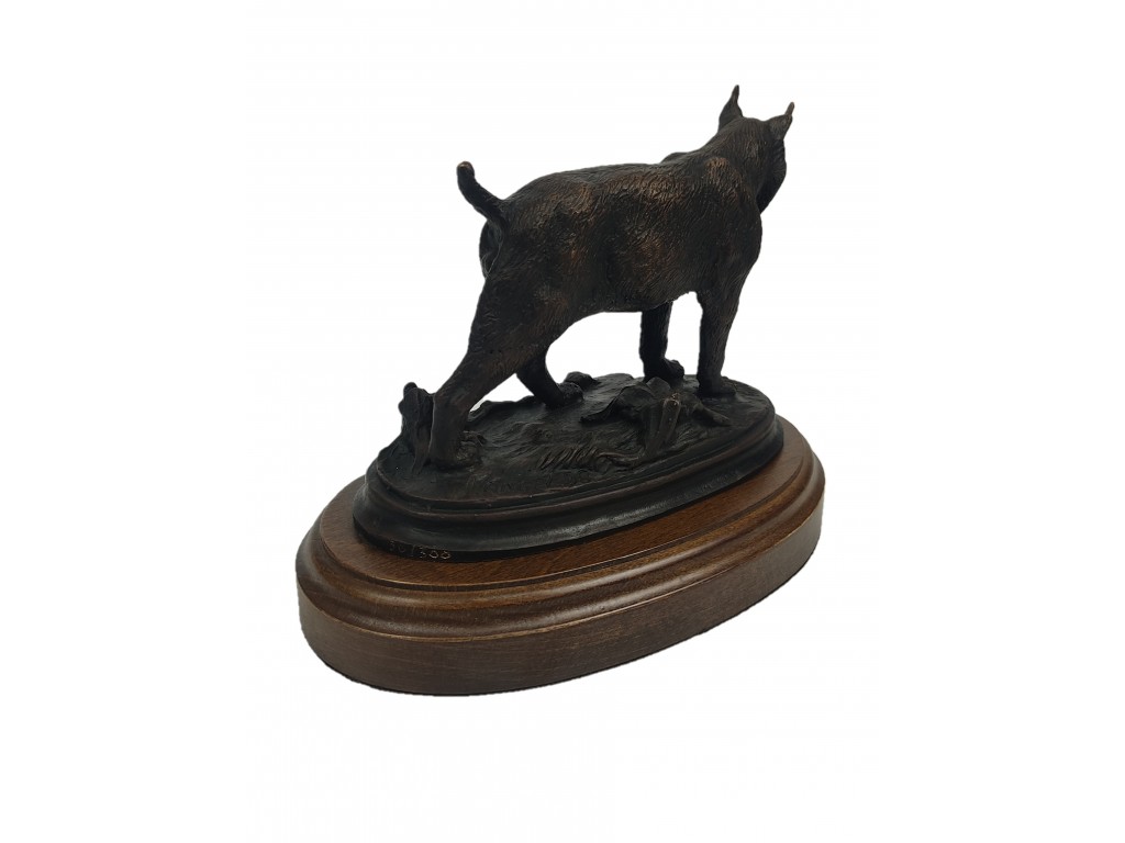 Bronce de Lince en Serbal de los Cazadores
