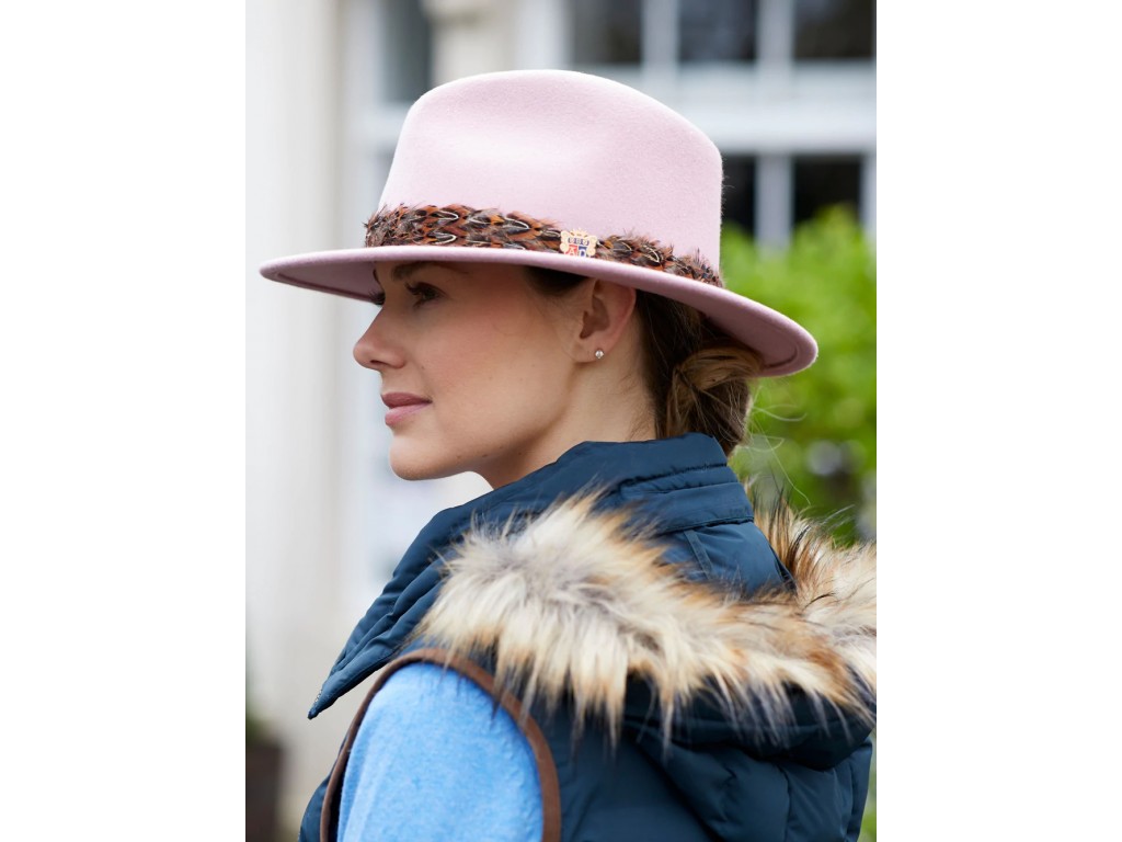 Sombrero lana Alan Paine rosa