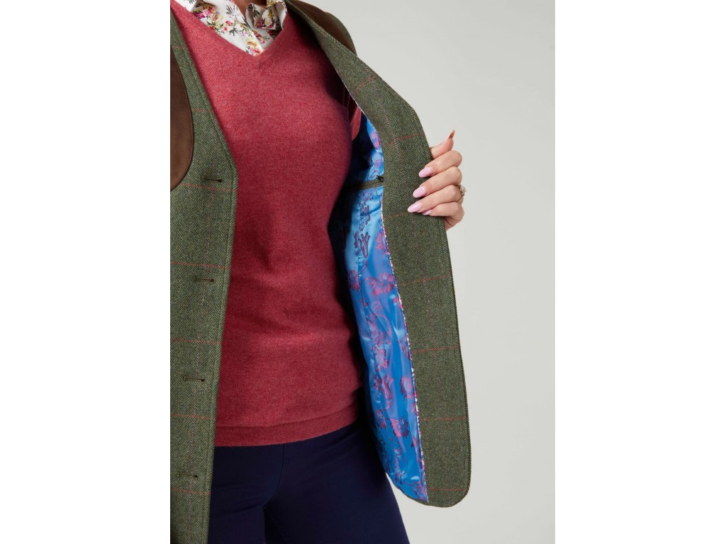 Chaleco de tiro Alan Paine mujer tweed