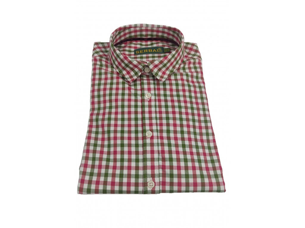 Camisa mujer cuadro Serbal